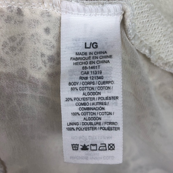 GRG / Garage - Cream Floral Lace Overlay Hoodie - Picture 6 of 6